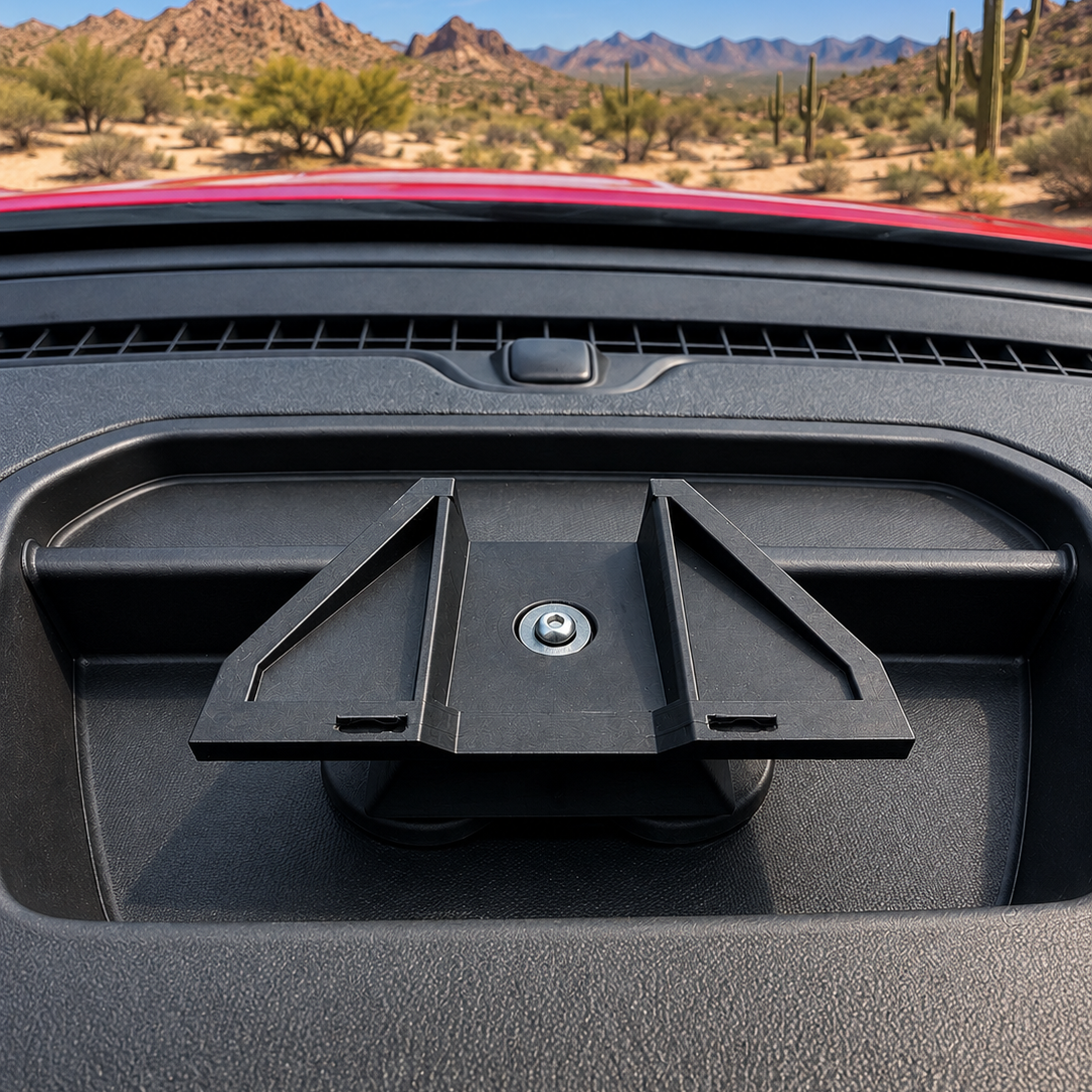 Chevy & GMC Truck/SUV No-Drill Magnetic WIDE Dash Mount for Starlink Mini