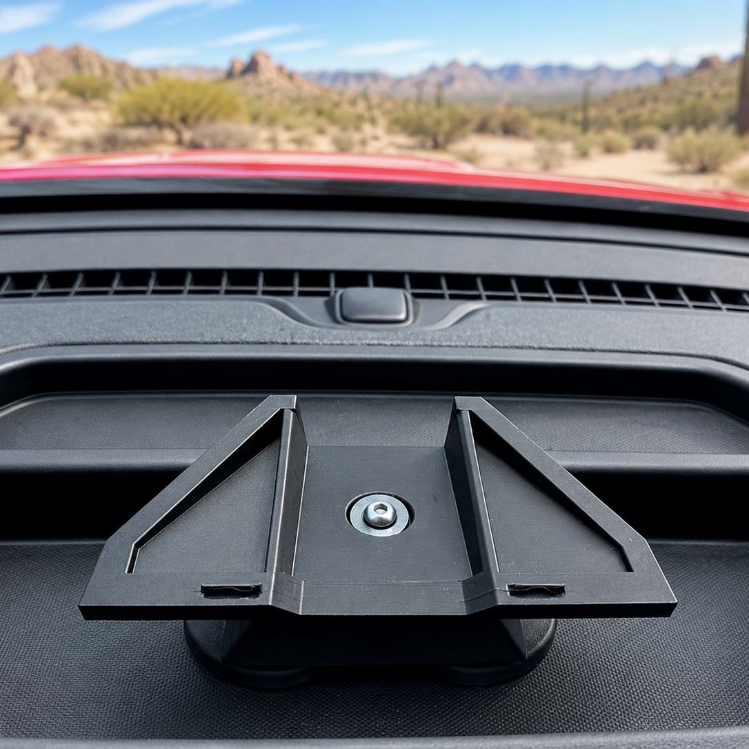 Chevy & GMC Truck/SUV No-Drill Magnetic WIDE Dash Mount for Starlink Mini