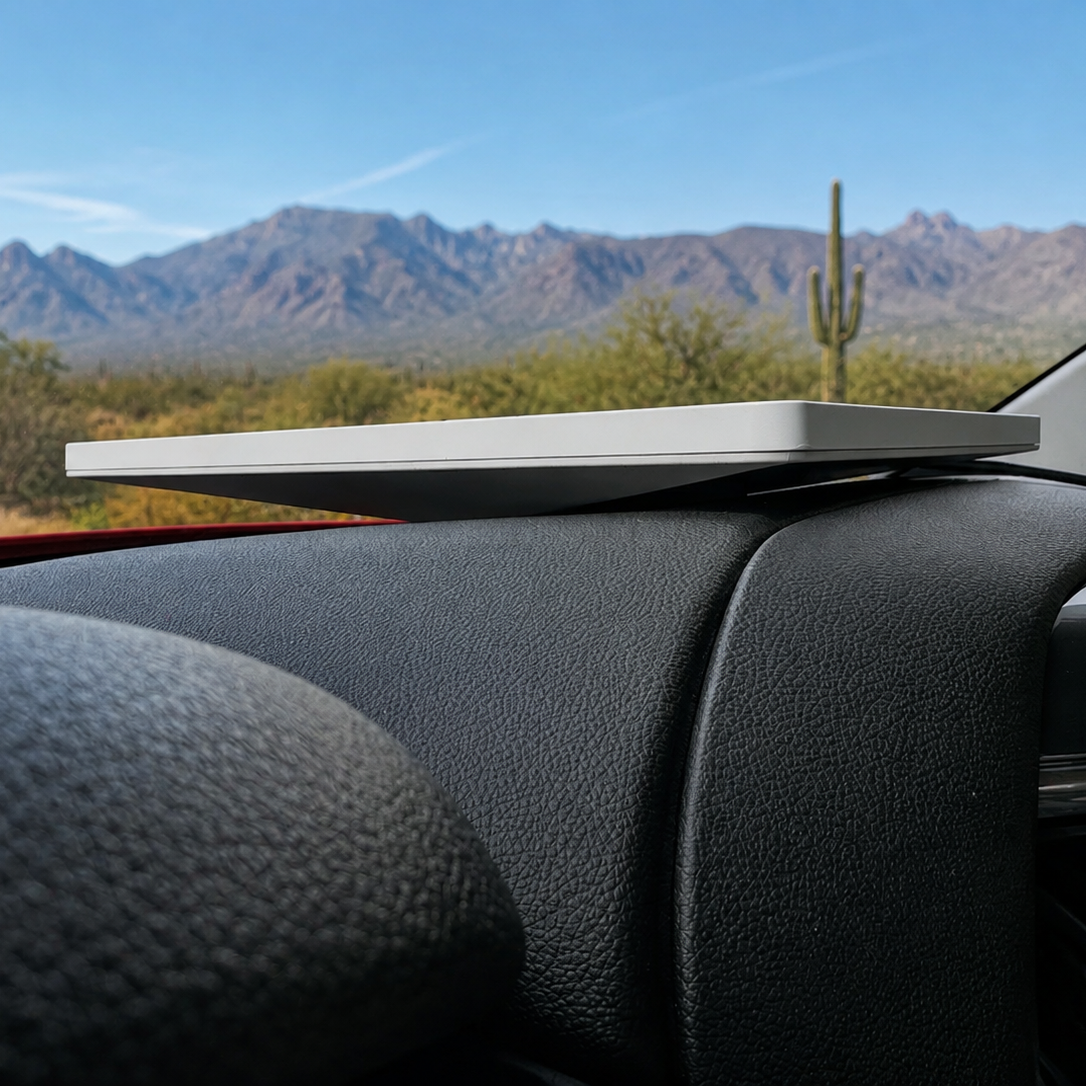 Chevy & GMC Truck/SUV No-Drill Magnetic WIDE Dash Mount for Starlink Mini