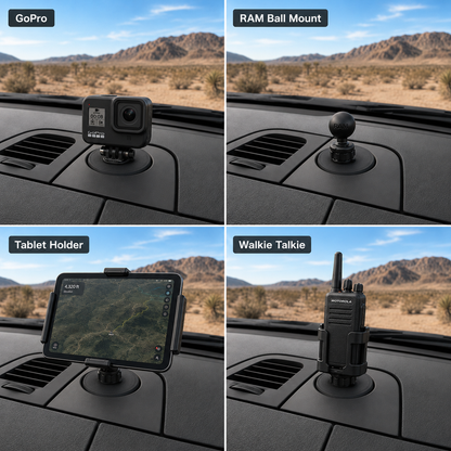 Cup Holder Dash Mount for Sprinter Van 1/4"-20 Accessories