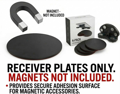 3" Magnetic Base Plates for Starlink Mini, LED Light Bars & Antennas